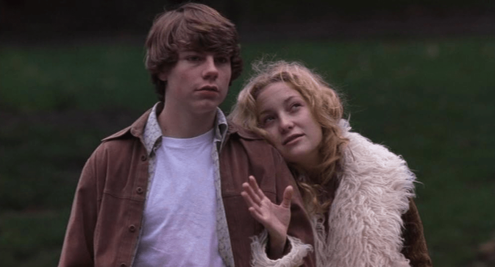 Patrick Fugit and Kate Hudson in Almost Famous