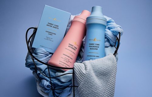 Bath & Body Works laundry products in a laundry basket