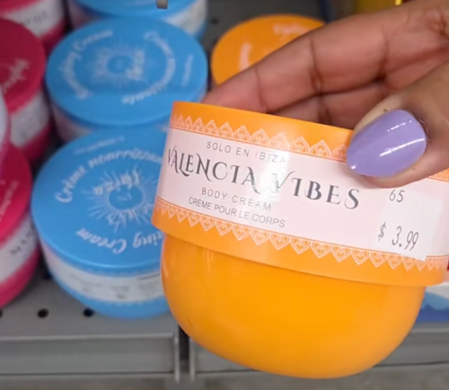 body cream at Big Lots