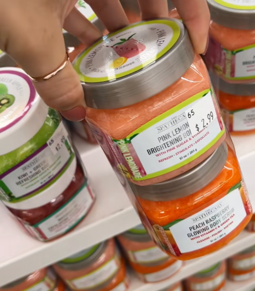 body scrubs at Big Lots