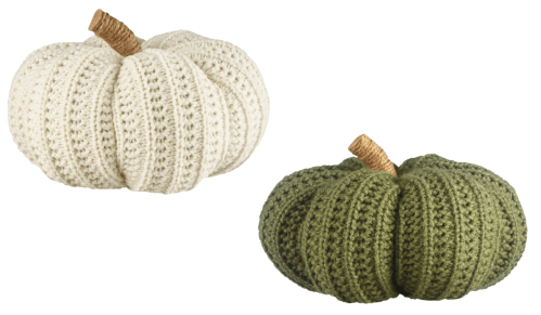 knit pumpkins