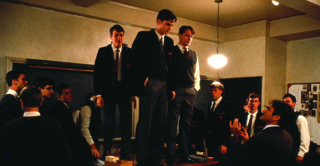 The cast of Dead Poets Society