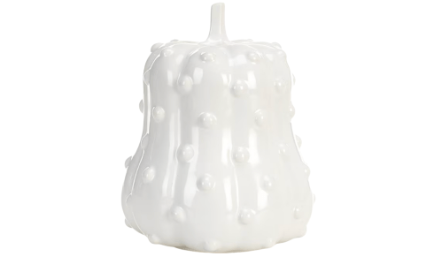 white hobnail pumpkin