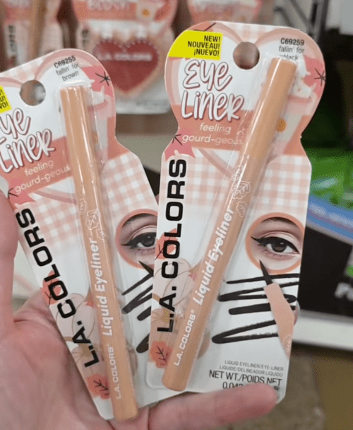 eye liner from Dollar Tree