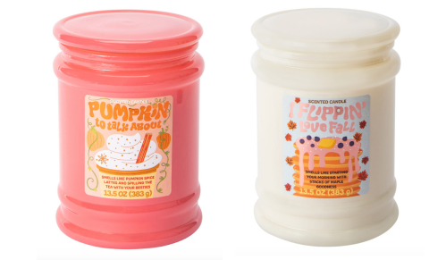 fall candles from five below