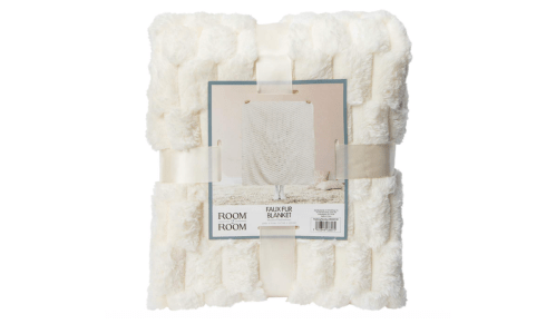 faux fur blanket from five below