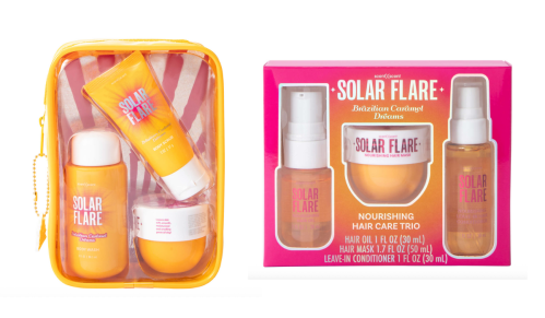 solar flare body-care products from five below