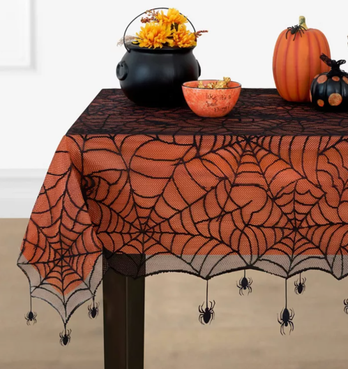 spiderweb tablecloth