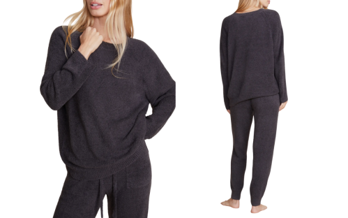 model wearing Barefoot Dreams lounge set