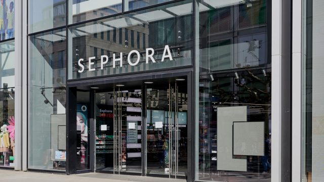 A Sephora storefront