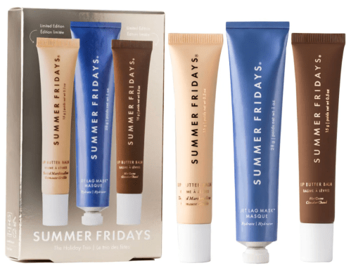 Summer Fridays holiday lip butter trio