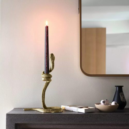 snake candle holder