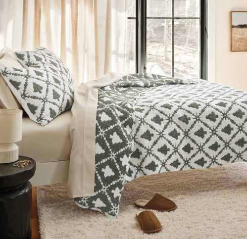 christmas tree quilt from Target