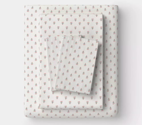 candy cane sheet set from Target