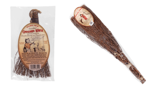 cinnamon whisk and broom