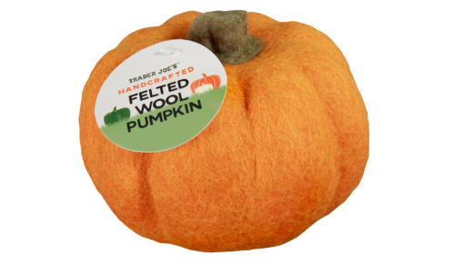felt pumpkin