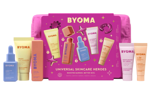 Byoma skincare gift set