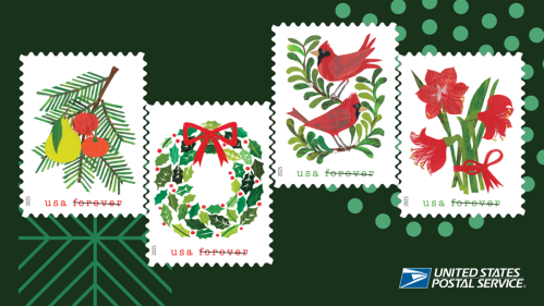 USPS Holiday Cheer stamps