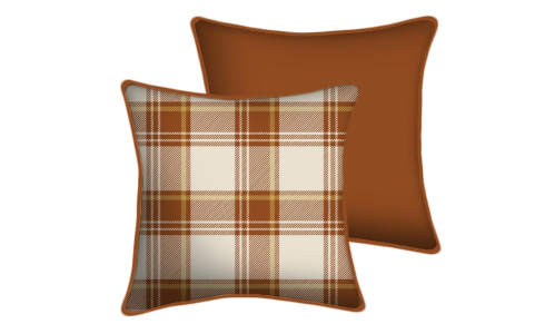 fall plaid throw pillows