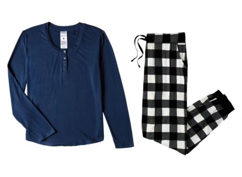 2 Piece Ladies Winter Pajama Set