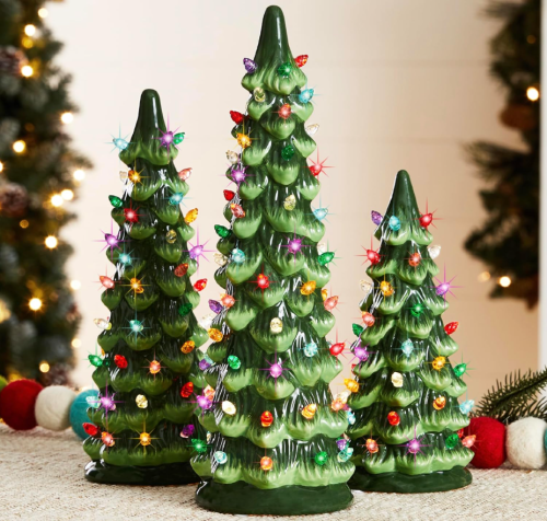 ceramic christmas trees