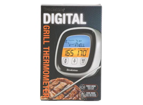 BROOKSTONE Digital Metal Thermometer