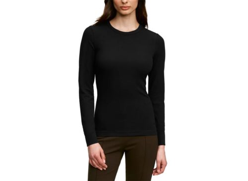 Banana Republic Women's Ribbed Crewneck Long Sleeve T-shirt