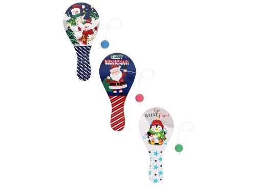 Christmas Paddle Ball Set