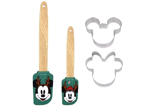 Disney 4pk Spatula & Cookie Cutters, Mickey & Minnie