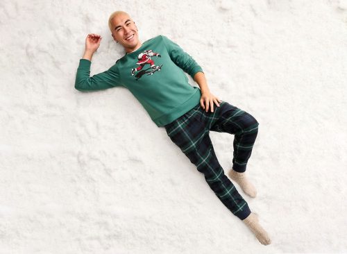 Flannel Pajama Joggers for Men