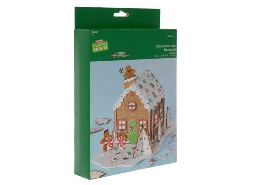 Gingerbread House 3D Foam Craft Kit