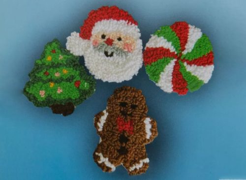 Holiday Punch Needle Coaster Kit