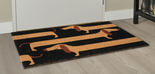 dachshund door mat