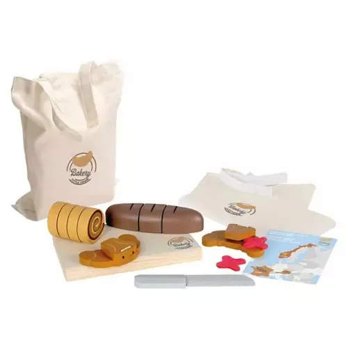 Kids Wood Food Roleplay Toy Set