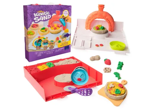 Kinetic Sand Squish Pizza Playset