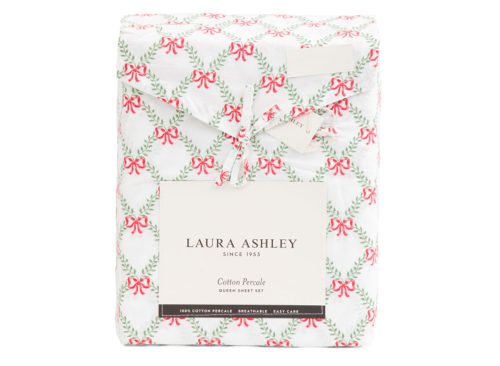 LAURA ASHLEY Bow Trellis Sheet Set