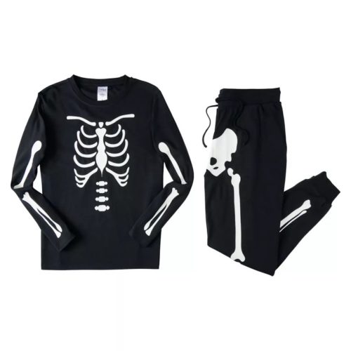 Ladies Halloween Pajamas Black M