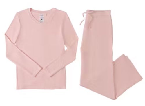 Ladies Pointelle Pajama Set