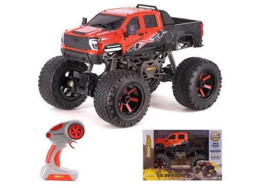 Motor Dayz (1:10) Chevrolet Silverado Heavy Metal Remote Control 4X4 Truck