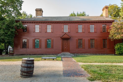 the Peyton Randolph House in Colonial Williamsburg, Virginia