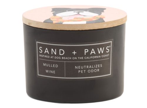 SAND AND PAWS 12oz Mulled Wine Pug Candle
