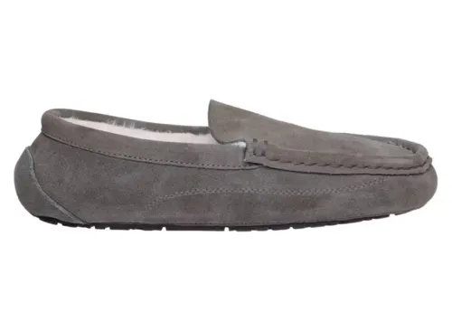 Unisex Genuine Suede Slippers