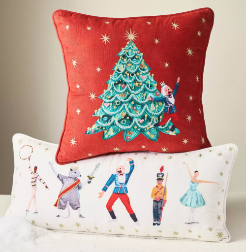 The Nutcracker Christmas pillows