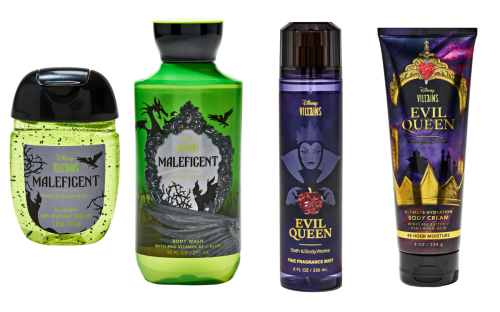 Bath & Body Works items from Disney Villains collections