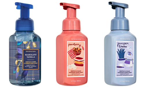 Bath & Body Works foaming hand soaps