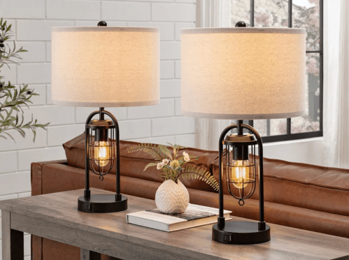 pair of lamps