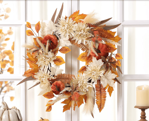 fall floral wreath