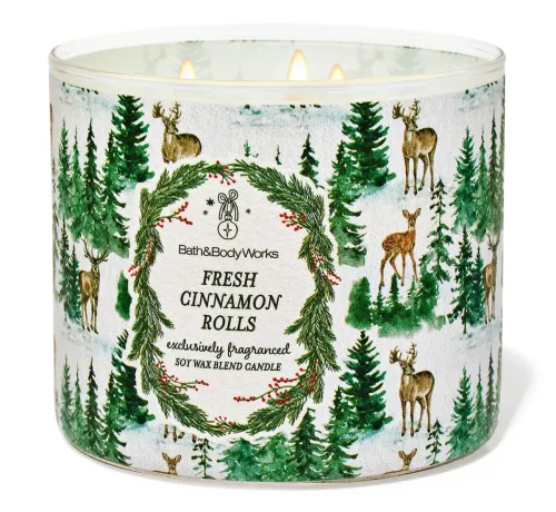 cinnamon rolls candle