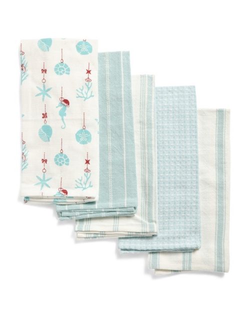 coastal kitchen towels