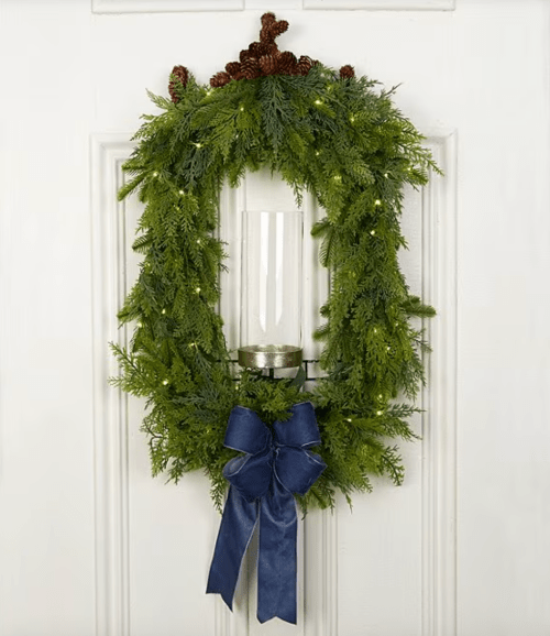 pagoda christmas tree wreath
